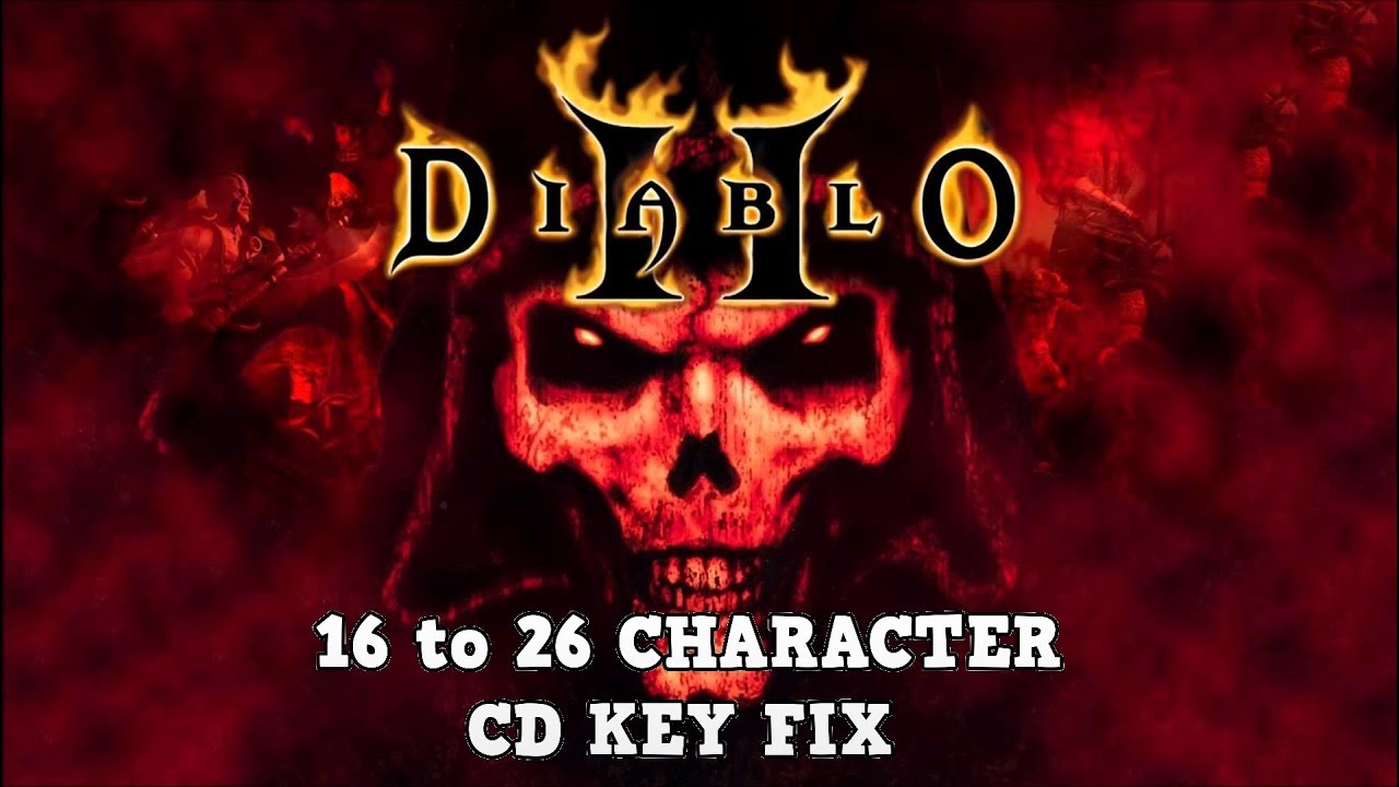 free diablo 2 cd key 26 characters